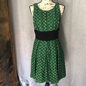 Darling green Tracy Reese dress.